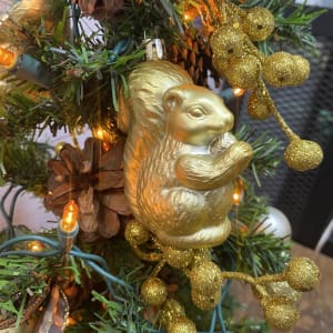 Nutty Noel Silk (Artificial) Christmas tree