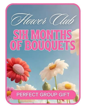 Bouquet of the Month Club (6) Flower Bouquet