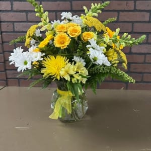Mellow Yellow Flower Bouquet
