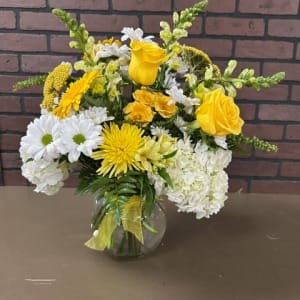 Mellow Yellow Flower Bouquet