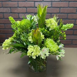 Green Garden Flower Bouquet