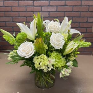 Green Garden Flower Bouquet