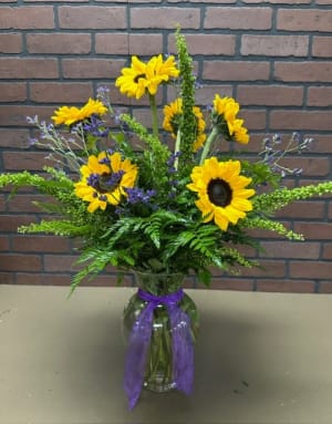 Sunflower Fields Flower Bouquet