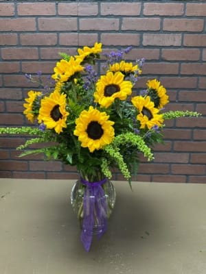 Sunflower Fields Flower Bouquet