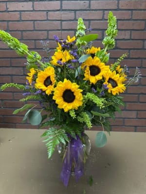 Sunflower Fields Flower Bouquet