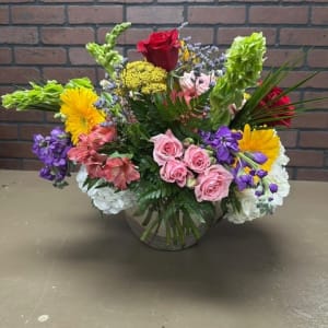 Bowl Of Beauty Flower Bouquet