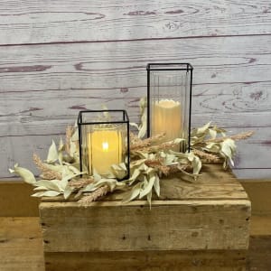 Cozy Glow Candles Flower Bouquet