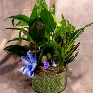 Blue Garden Flower Arrangement Blue Garden Flower Bouquet