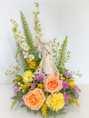 White Medium Angel Light Flower Bouquet