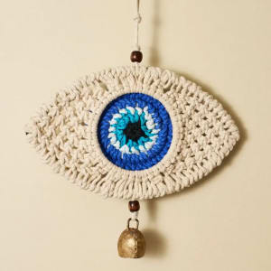 Evil Eye Macrame Wall Hanging