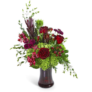 Merlot Romance Flower Bouquet