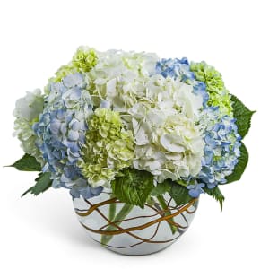 Modern Hydrangea Flower Bouquet