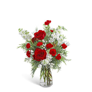 Snow-Kissed Vibe Flower Bouquet