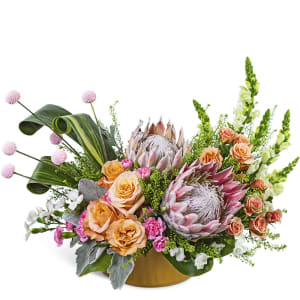 Prosecco Sunset Flower Bouquet