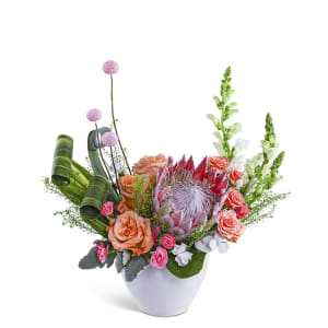 Prosecco Sunrise Flower Bouquet