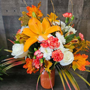 Orange Pumpkin Patch Jar