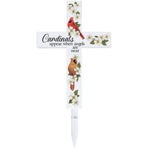 Solar Cross Stake Flower Bouquet