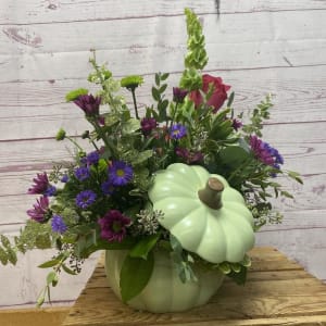 Funky Pumpkin Arrangement