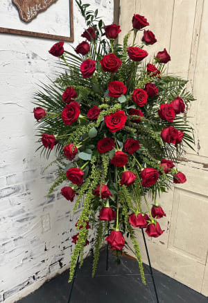 Forever Love Standing Spray Flower Bouquet
