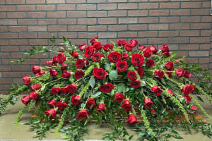 Eternal Love Casket Spray Flower Bouquet