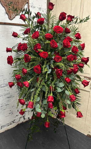 Forever Love Standing Spray Flower Bouquet