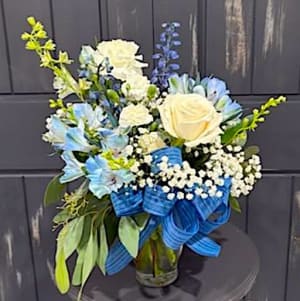 Serene Sea Flower Bouquet