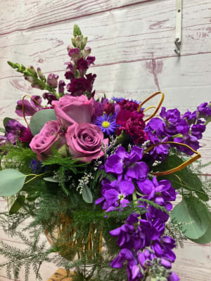 Purple Reign Goblet Vase