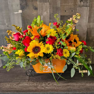 Pumpkin Picking Arrangement