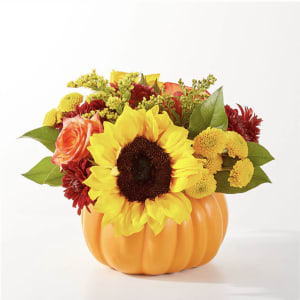 Golden Gourd Pumpkin Bouquet Flower Bouquet