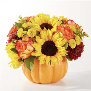 Golden Gourd Pumpkin Bouquet Flower Bouquet