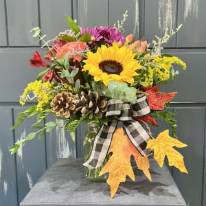 Golden Harvest Flower Bouquet