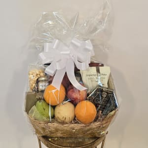 FRUIT AND GOURMET BASKET Flower Bouquet