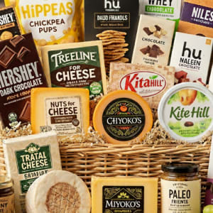 Vegan Gourmet Gift Basket Flower Bouquet