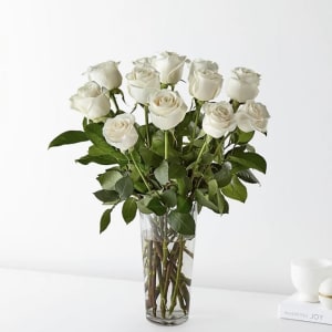 White Roses Flower Bouquet