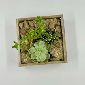 Rustic Succulent Garden Flower Arrangement Rustic Succulent Garden Flower Bouquet