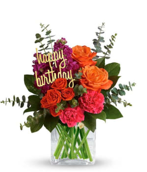 Bold Birthday Flower Bouquet