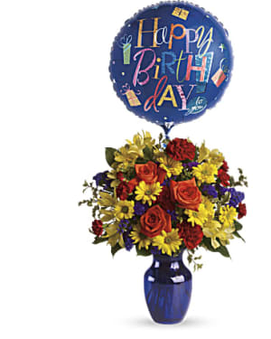 Fly Away Birthday Flower Bouquet