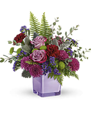 Purple Serenity Flower Arrangement Purple Serenity Flower Bouquet