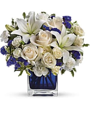 Sapphire Skies Flower Bouquet