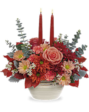 Artisanal Harvest Centerpiece Flower Bouquet