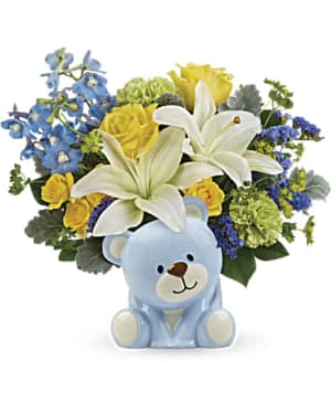 Sunny Cheer Bear Flower Bouquet