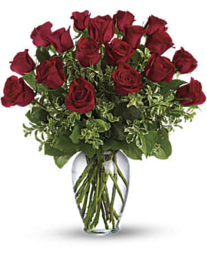 Long Stem Red Roses by the dozen Flower Bouquet