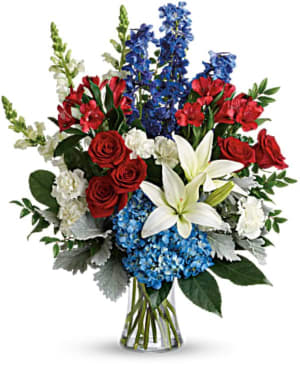 Colorful Tribute Flower Bouquet