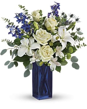 Calming Cobalt Flower Bouquet