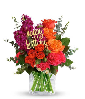 Bold Birthday Flower Bouquet