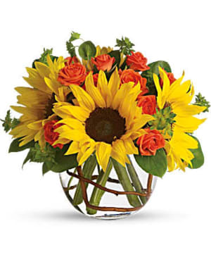 Sunny Sunflowers Flower Bouquet