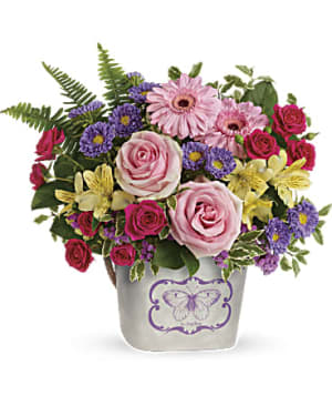 Backyard Butterfly Flower Bouquet