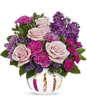 Birthday Greetings Bouquet Flower Bouquet