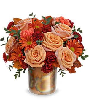 Copper Rose Flower Bouquet