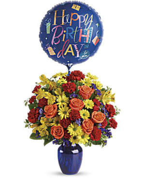 Fly Away Birthday Flower Bouquet